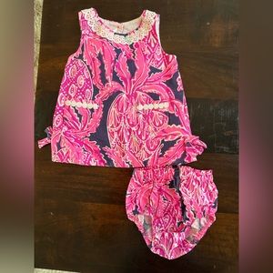 Baby Girls Lilly Pulitzer shift dress size 3-6 months